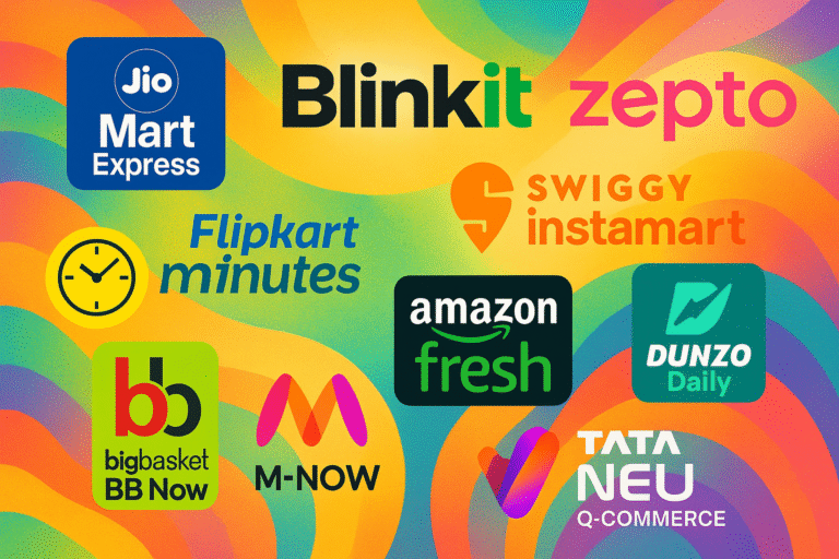 Quick commerce companies in india