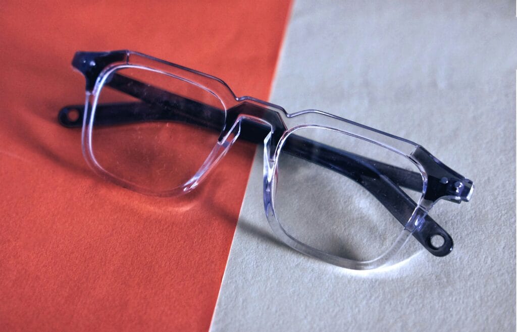 cleaned glasses on the table