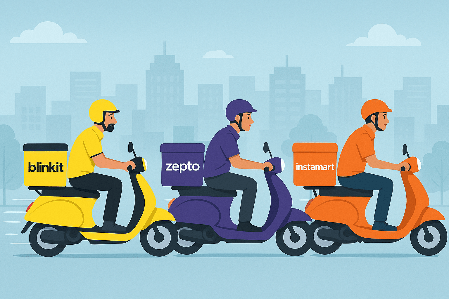 quick commerce delivery raide