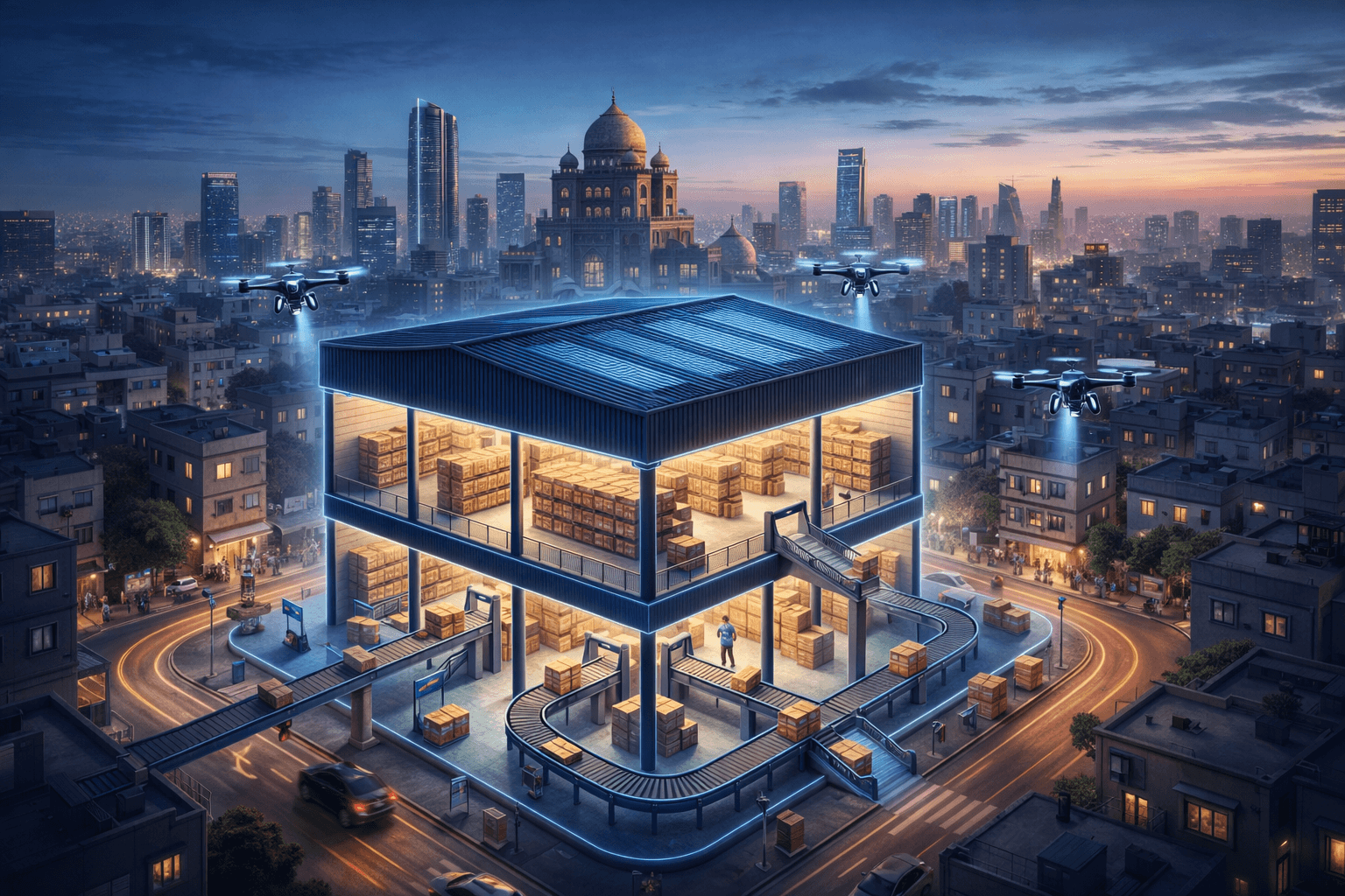 Indian quick commerce Megapods